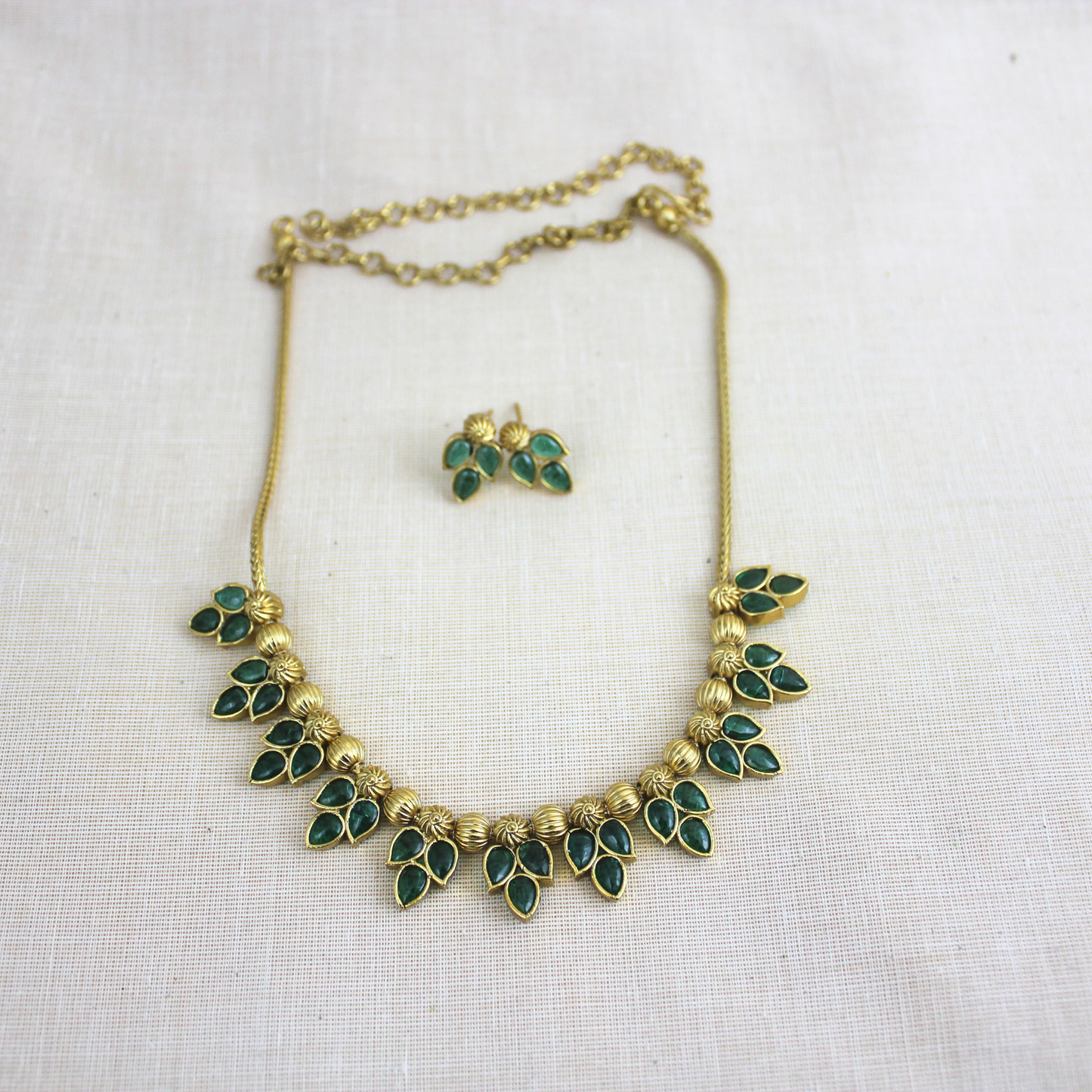 Shyamala Antique Matte Necklace Set