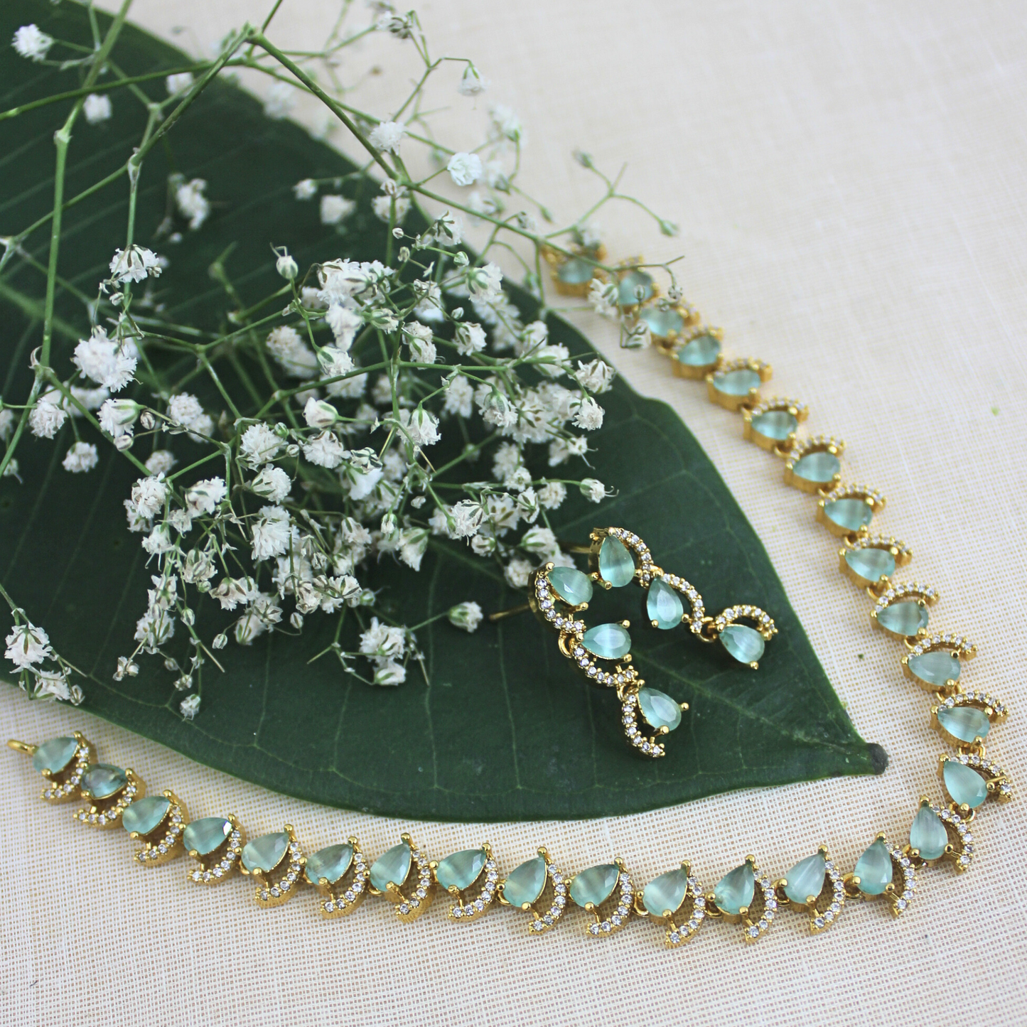Chhaya Antique Matte Necklace Set
