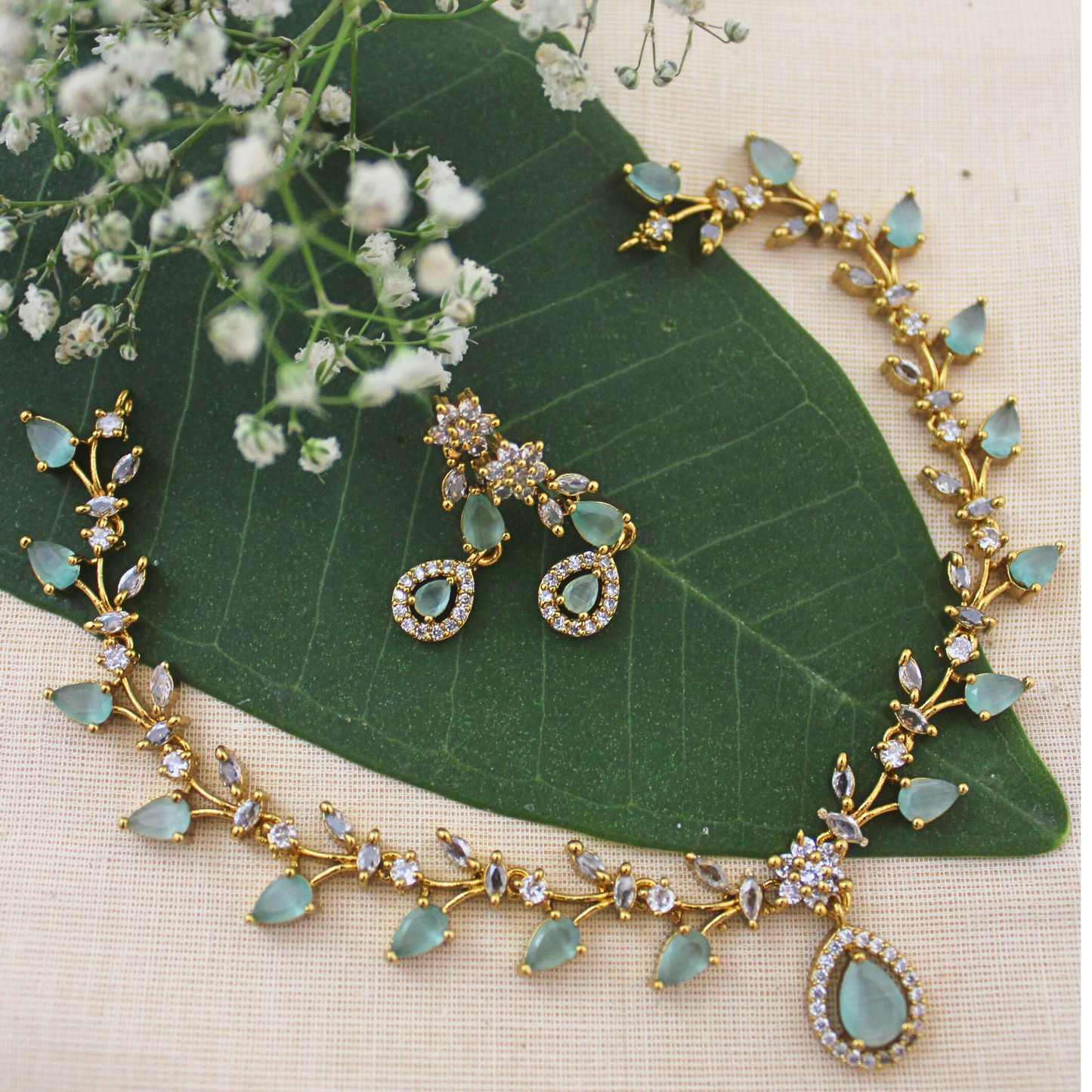 Chhaya Antique Matte Necklace Set