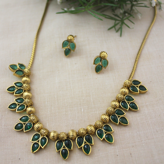 Shyamala Antique Matte Necklace Set