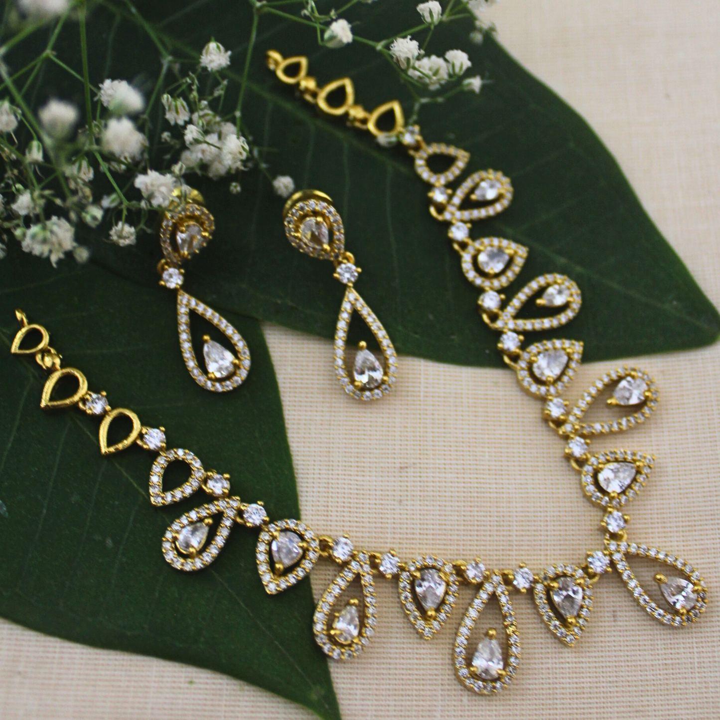 Shweta Antique Matte Necklace Set
