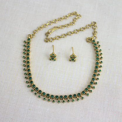 Shyamala Antique Matte Necklace Set