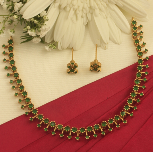 Shyamala Antique Matte Necklace Set